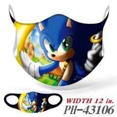 4 Styles Sonic the Hedgehog Anime Mask Space Cotton Anime Print Mask