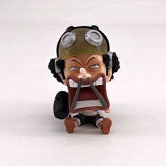 One Piece Usopp Sitting Styles Cartoon Character Collectible Anime PVC Figures