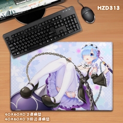 3 Styles Re:Zero Kara Hajimeru Isekai Seikatsu Cosplay Custom Color Design Printing Anime Mouse Pad Rubber Desk Mat 40X60CM