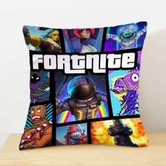 Fortnite Game Colorful Pillowcase Cotton Pillow Cover（45*45）