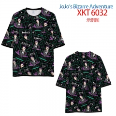 8 Styles JoJo's Bizarre Adventure Cartoon Cosplay Newest Design Unisex Polyester Loose Anime T-shirt