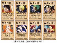 One Piece Decorative Wall Collection Cartoon Printing Paper Anime Poster (Set)