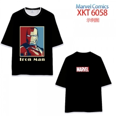 2 Styles Iron Man Movie Cosplay Newest Design Unisex Polyester Loose Anime T-shirt