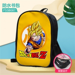 3 Styles Dragon Ball Z Custom Design Cosplay Cartoon Waterproof Anime Backpack Bag