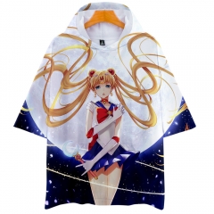 10 Styles Pretty Soldier Sailor Moon Anime Short Sleeves Anime T Shirt