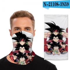 20 Styles Dragon Ball Z Customizable Design Polyester Multifunctional Anime Magic Turban+Face Mask