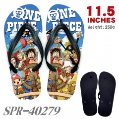 4 Styles One Piece Rubber Flip Flops Anime Slipper