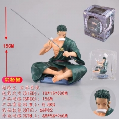 One Piece Zoro Anime Figure Collection Toy 15cm