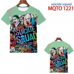 9 Styles European Sizes Suicide Squad Cartoon Movie Cosplay Print Fashion Polyester Anime Short Sleeves T-shirt