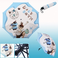 Scissor Seven Cartoon Pattern Folding Sunscreen Anime Umbrella