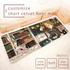 3 Styles Violet Evergarden Cartoon Pattern Short Velvet Material Anti-skidding Anime Carpet Long Floor Mat 60*160CM