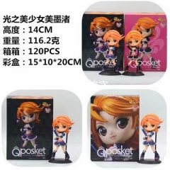 Qposket Hugtto! Precure Decorative Anime Figure Model Toy 14cm