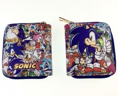 Sonic Game wallet Short Anime Purse