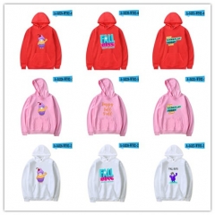 30 Styles Fall Guys Pattern Color Printing Patch Pocket Hooded Anime Hoodie