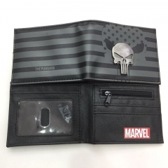 The Punisher PU Coin Purse Anime Wallet