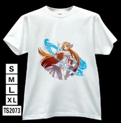 17 Styles Sword Art Online/SAO Cosplay Japanese Cartoon Modal Cotton Anime T shirts