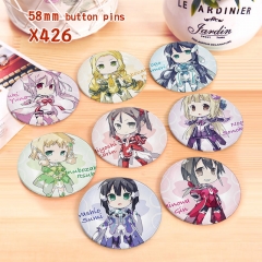 Yuuki Yuuna wa Yuusha de Aru Custom Design Pin Cartoon Anime Badge Brooches Set