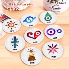 Digital Monster Custom Design Pin Cartoon Anime Badge Brooches Set