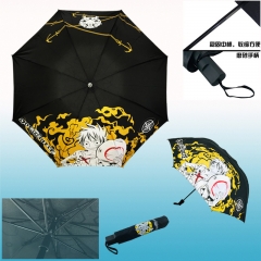 One Piece Cartoon Pattern Folding Sunscreen Anime Umbrella