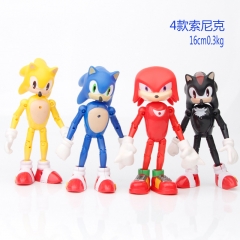 (4pcs/set) Sonic The Hedgehog Game PVC Action Figure Toy