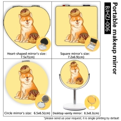 4 Styles Shape Cute Animal Session Portable Makeup Mirror
