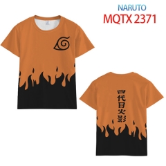 5 Styles Naruto Cartoon 3D Printing Short Sleeve Casual T-shirt