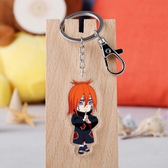 20 Styles Naruto Pendant Key Ring Transparent Anime Acrylic Keychain