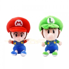 12CM Super Mario Bros. Son Game Cartoon Character For Kids Collectible Doll Anime Plush Toy