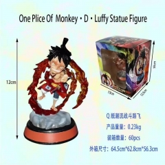 One Piece GK Luffy Cartoon Toys Japanese Anime Figure 10cm ( With Light )