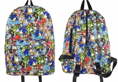 3 Styles Sonic Cosplay Japanese Cartoon Anime Backpack School Bag