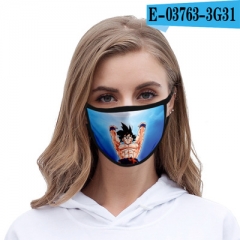 20 Styles Dragon Ball Z For Adult and Child Customizable Anime Face Dust Masks