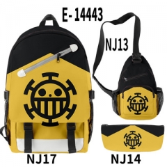 15 Styles One Piece School Backpack Bag+Crossbody Bag+Pencil Bag (Set)