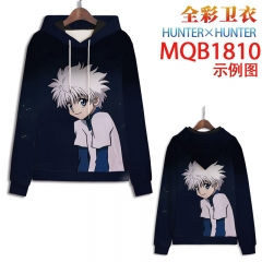 3 Styles Hunter x Hunter Cartoon Color Printing Patch Pocket Hooded Anime Hoodie