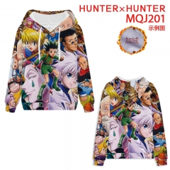 5 Styles Hunter x Hunter Color Printing Patch Pocket Hooded Anime Hoodie Thickened Sweater