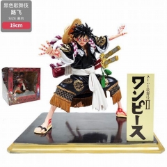 2 Colors One Piece POP Kabuki Edition Luffy Model Anime PVC Figure Toy
