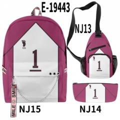 23 Styles Haikyuu School Backpack Bag+Crossbody Bag+Pencil Bag (Set)