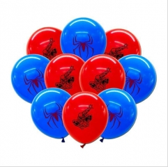 2 Colors Spider Man Decorative For Party Anime Latex Balloon (100pcs/set)