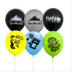 6 Styles Fortnite Decorative For Party Anime Latex Balloon (100pcs/set)