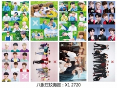 K-POP PRODUCE X 101 Printing Collectible Paper Anime Poster (Set)