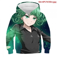 8 Styles One Punch Man Cosplay 3D Color Child Anime Hoodie