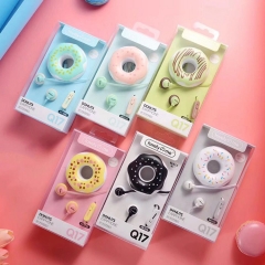 Different Colors Cheapest Donuts Cosplay Cartoon 3.5mm Plug Anime Earphone