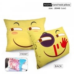 Cartoon Cute Emoji Hand Hold Pillow Anime Warm Pillow