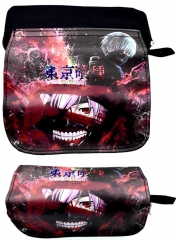 2 Styles Tokyo Ghoul Canvas Double Layer Anime Pencil Bag