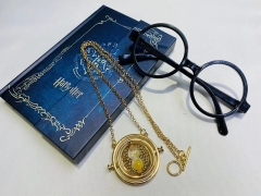 Harry Potter Anime Noteobook and Necklace and Glass Set
