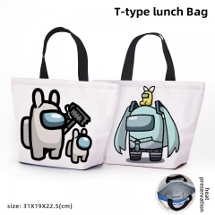 8 Styles Among Us Nylon Material Aluminum Foil Single Hand Bag Anime Lunch Bag