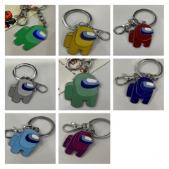 8 Styles Among Us Hot Game Alloy Anime Keychain