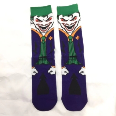 Joker Unisex Cartoon Pattern Anime Long Socks