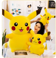 2 Styles 4 Sizes Pokemon Pikachu Cute Gift Doll Anime Plush Toy