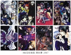 Kuroshitsuji/Black Butler Printing Collection Anime Paper Posters (8pcs/set)