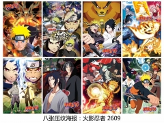 Naruto Printing Anime Paper Posters (8pcs/set)